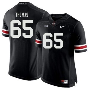 NCAA Ohio State Buckeyes Men's #65 Phillip Thomas Black Nike Football College Jersey GFO2645XP